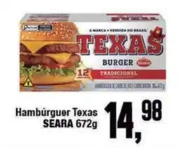 Rede Economia Hambúrguer texas seara oferta