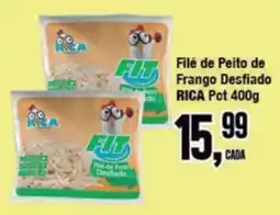 Rede Economia Filé de peito de frango desfiado oferta