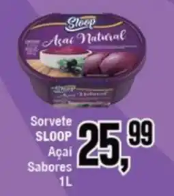 Rede Economia Sorvete sloop açaí sabores oferta