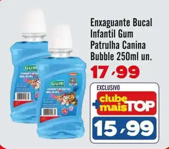Enxaguante Bucal Infantil Gum Patrulha Canina Bubble