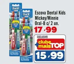 Rede Top Escova Dental Kids Mickey/Minnie oferta