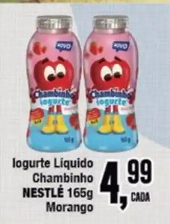 Rede Economia logurte liquido chambinho nestle morango oferta