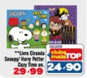 Livre Ciranda Snoopy/ Harry Potter Cozy Time un.
