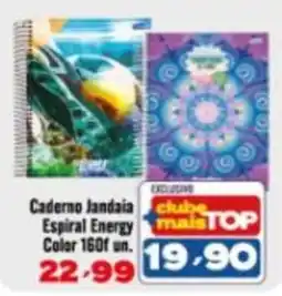 Rede Top Caderno Jandaia Espiral Energy Color oferta