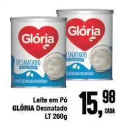 Rede Economia Leite em Pó Glória Desnatado oferta