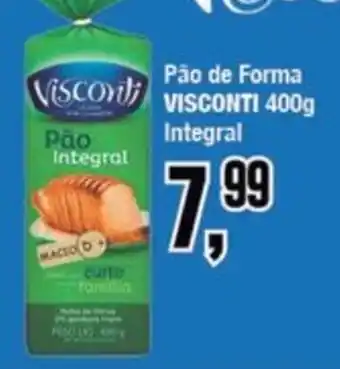 Rede Economia Pão de Forma Visconti Integral oferta