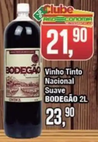 Rede Economia Vinho tinto nacional suave bodegão oferta