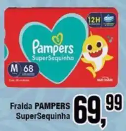 Rede Economia Fralda pampers supersequinha oferta