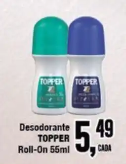 Rede Economia Desodorante Topper Roll-On oferta