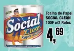 Rede Economia Toalha de papel social clean oferta