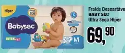 Rede Economia Fralda descartável baby sec ultra seca hiper oferta