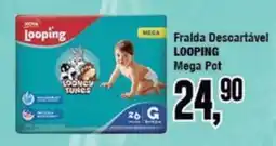 Rede Economia Fralda descartável looping mega pot oferta
