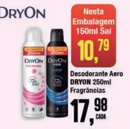 Rede Economia Desodorante Aero DRYON 250ml Fragrâncias oferta