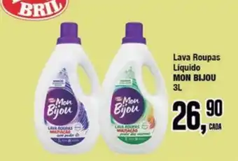 Rede Economia Lava Roupas Liquido Mon Bijou oferta