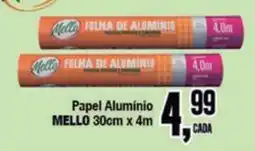 Rede Economia Papel Alumínio Mello oferta
