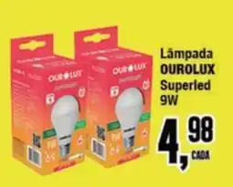 Rede Economia Lâmpada ourolux superled 9w oferta