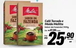 Stok Center Café torrado e moído melitta sabor da fazenda oferta