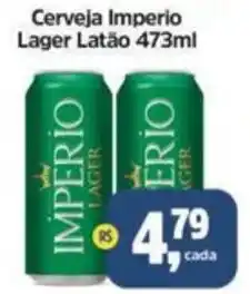 Sj Supermercados Cerveja imperio lager latão oferta