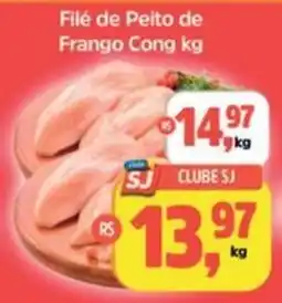 Sj Supermercados Filé de Peito de Frango Cong kg oferta