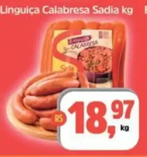 Sj Supermercados Linguica calabresa sadia oferta