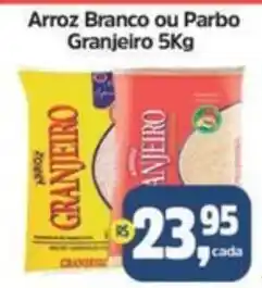 Sj Supermercados Arroz Branco ou Parbo Granjeiro oferta