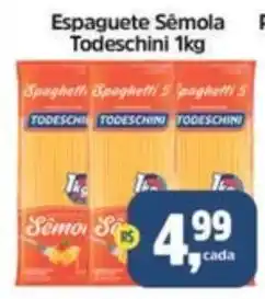 Sj Supermercados Espaguete Sêmola Todeschini oferta