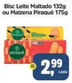 Sj Supermercados Bisc Leite Maltado ou Maizena Piraquê oferta