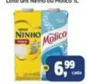 Sj Supermercados Leite unt Ninho ou Molico 1l oferta