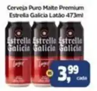 Sj Supermercados Cerveja puro malte premium estrella galicia latão oferta