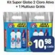 Sj Supermercados Kit Super Globo 2 Cloro Ativo oferta