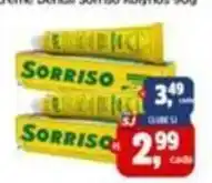 Sj Supermercados creme dental sorriso radioso oferta