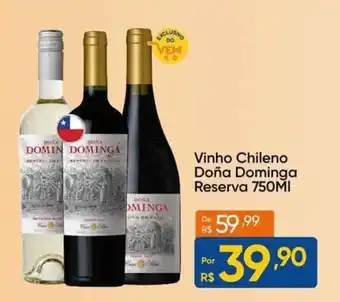 Atacado Vem Vinho Chileno Doña Dominga Reserva oferta