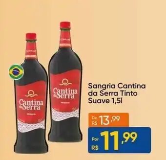Sangria Cantina da Serra Tinto Suave