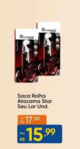 Atacado Vem Saca Rolha Atacama Star Seu Lar Und. oferta