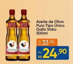Atacado Vem Azeite de Oliva Puro Tipo Único Gallo Vidro oferta