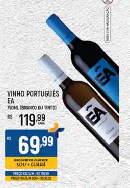 Supermercado Guará vinho português ea oferta