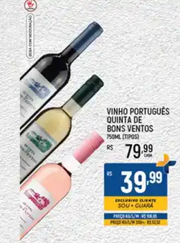Supermercado Guará vinho português quinta de bons ventos oferta