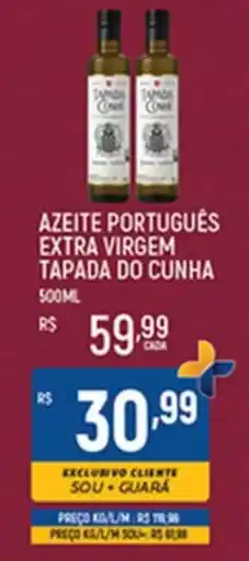Supermercado Guará azeite português extra virgem tapada do cunha oferta