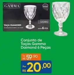 Atacado Vem Conjunto de Taças Gamma Daimond 6 Peças oferta