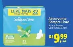 Mix Mateus Absorvente Sempre Livre Adapt Suave oferta