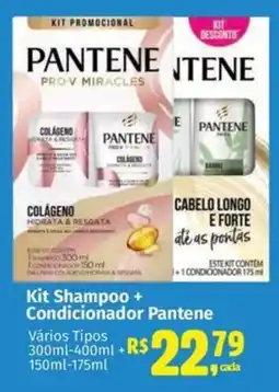 Mix Mateus Kit Shampoo + Condicionador Pantene oferta