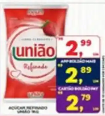 Açúcar refinado união
