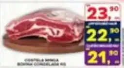 Roldão Costela manda bovina congelada kg oferta