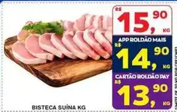 Roldão Bisteca suína kg oferta