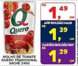 Roldão molho de tomate quero tradicional oferta
