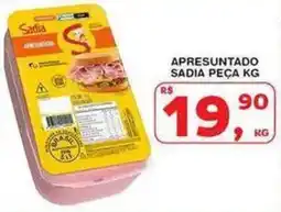 Roldão Apresuntado sadia peça kg oferta
