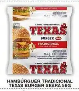 Roldão Hambúrger tradicional texas burger seara oferta