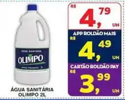 Roldão Água sanitária olimpo oferta