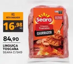 Mercadão Atacadista Linguiça Toscana oferta