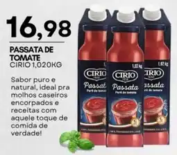 Mercadão Atacadista Passata de tomate cirio oferta